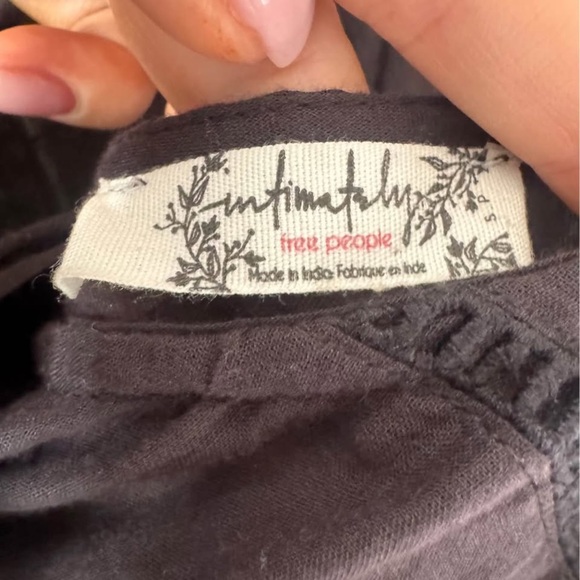 Black Sheer Lace Free People Bodysuit - Picture 3 of 3